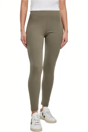 Urban classics Damen Ladies High Waist Jersey Leggings Yoga Pants, , S