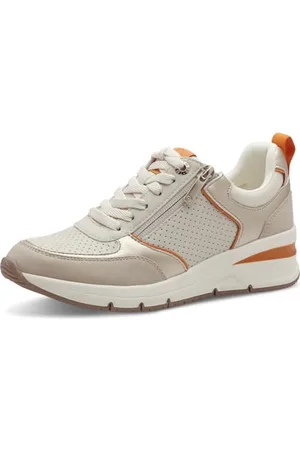 Tamaris Schnürer Damen Vegan sportlich orange,EU 40