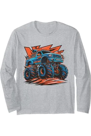Men , Women Monster Truck for Kids , Boys & Girls Monster Truck für Kleinkinder Jugend & Erwachsene Langarmshirt