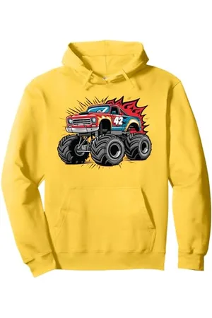 Men , Women Monster Truck for Kids , Boys & Girls Monster Truck für Kleinkinder Jugend & Erwachsene Pullover Hoodie