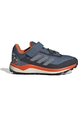 adidas Terrex Disney Agravic Flow Trail Running Shoe Trailrunning-Schuhe, Wonder Steel/Grey/semi Impact orange, 28.5 EU