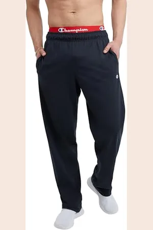Champion Herren, Lightweight Open-Hem Lounge for Men, Jersey Pants (Reg. Or Big & Tall) Trainingshose, C Patch Logo, XXX-Large Groß