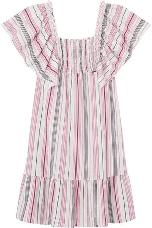 Pepe Jeans Mädchen-Regina-Kleid, Weiß (Mousse White), 14 Jahre