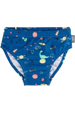 Sterntaler Badehose Weltraum Print - UV-Schutz 50+ Schwimmhose - Jungen Badehose mit Kordel zur Weitenregulierung, Schwimmbekleidung, , Größe 104
