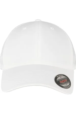 Flexfit Unisex-Adult 6277AS-Alpha Shape Baseball Cap, White, S/M