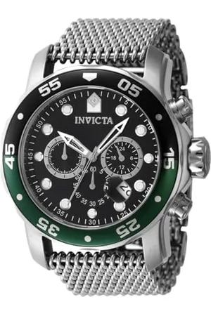 Invicta Herren Analog Quarz Uhr mit Edelstahl Armband 47631