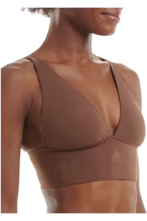 adidas Damen Micro-Stretch Lounge Bra—Seamless Comfort & Support Plunge-BH, Undurchsichtige, , small