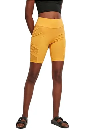 Urban classics Damen Ladies High Waist Tech Mesh Cycle Shorts, , M