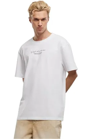 Mister Tee MT Upscale Unisex MT2737-Up to The Sky Oversize Tee T-Shirt, White, 5XL