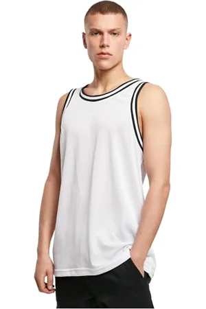 Build Your Brand Mens BY009-Mesh Tanktop Neck Gaiter, , L