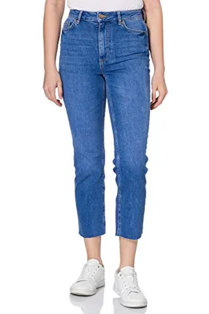 Pieces® Damen PCDELLY HW Straight Electric BC Jeans, , L