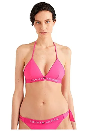 Tommy Hilfiger Damen Bikinitop Triangle Gepolstert, , XL