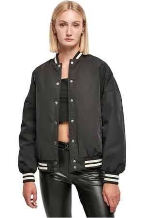 Urban classics Damen Ladies Oversized Recycled College Jacket Jacke, , XS EU