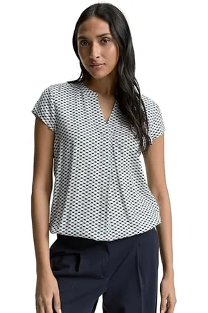 TOM TAILOR Bluse mit Muster, Fresh Spring floral Design, 32