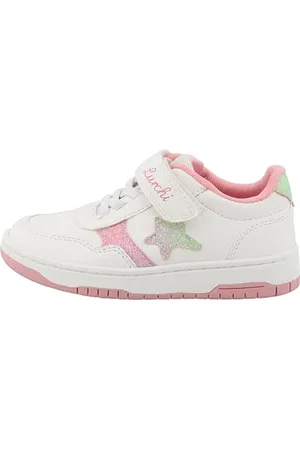 Lurchi Jungen Mädchen 95L0103005 Sneaker, White-Rainbow Glitter, 25 EU Weit