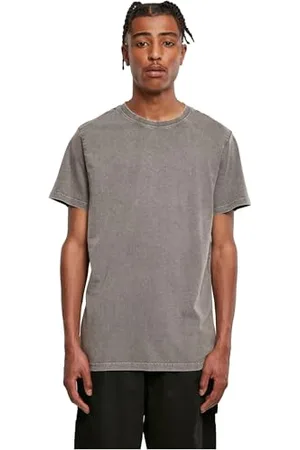 Build Your Brand Herren BY190-Acid Washed Round Neck Tee T-Shirt, , 4XL