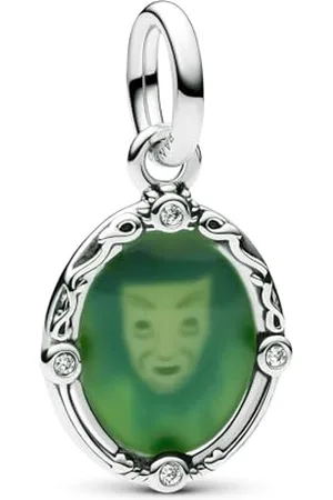 PANDORA Moments Disney Schneewittchen Zauberspiegel Charm-Anhänger aus Sterling Silber mit Zirkonia, Kompatibel Me und Moments Anhänger, 793840C01
