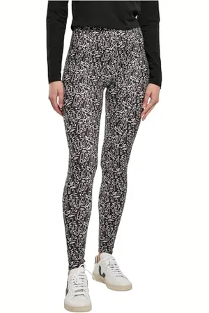 Urban classics Damen Ladies Soft AOP Leggings Yoga Pants, , 5XL