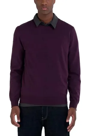 Replay Herren Pullover aus Baumwolle, Violett (Plum 278), M