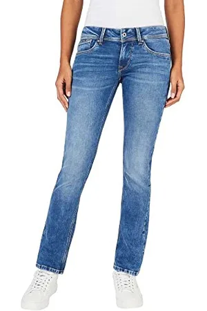 Pepe Jeans Damen Saturn Jeans, Blau (Denim-hs4), 25W / 30L EU