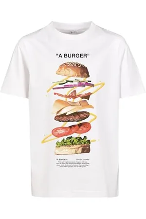 Mister Tee Kinder Kids A Burger Tee 110/116 White