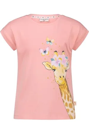 Salt & Pepper BY KIDS PARK Mädchen Giraffen Glitterprint und Pailletten T-Shirt, , 92 cm-98 cm