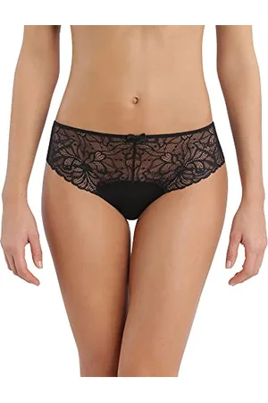 Dim Slip Generous Essentiel Aus Spitze Damen x1, Black, L