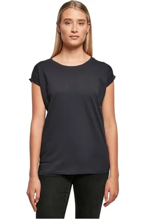 Build Your Brand Damen Ladies Extended Shoulder Tee T-Shirt, , S