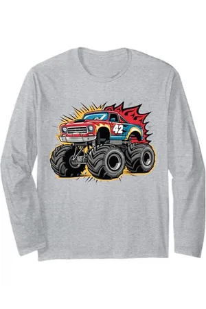 Men , Women Monster Truck for Kids , Boys & Girls Monster Truck für Kleinkinder Jugend & Erwachsene Langarmshirt