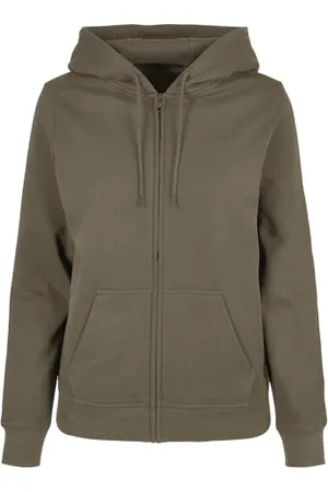 Build Your Brand Damen Ladies Basic Zip Hoody Kapuzenpullover, , XL