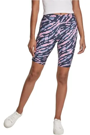 Urban classics Damen TB3442-Ladies Tie Dye Cycling Yoga-Shorts, , S