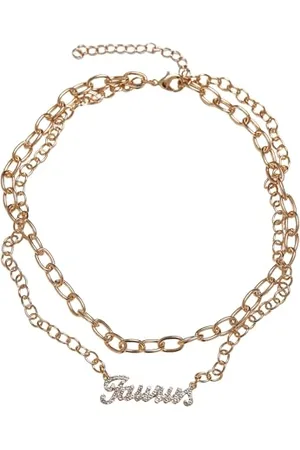 Urban classics Unisex Halskette Diamond Zodiac Golden Necklace, Farbe , Größe one size