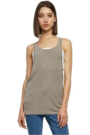 Urban classics Damen Ladies Loose Burnout Sport Tank Top, , XL