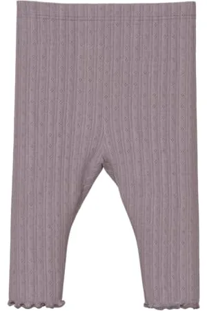 NAME IT Baby - Mädchen Nbfwossa Wool/Silk Rib Leggings, , 68 EU