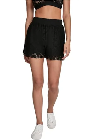 Urban classics Damen TB2594-Ladies Laces Shorts, , S