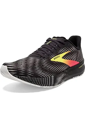 Brooks Herren Hyperion Tempo Sneaker, Schwarz/rosa/gelb, 45 EU