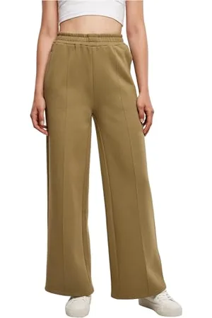 Urban classics Damen TB4562-Ladies Straight Pin Tuck Sweat Pants Trainingshose, , L