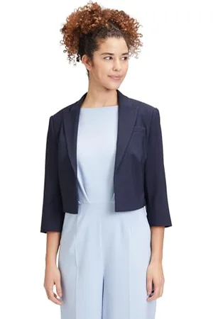 Betty Barclay Damen Kurzblazer mit 3/4 Arm dunkelblau,42