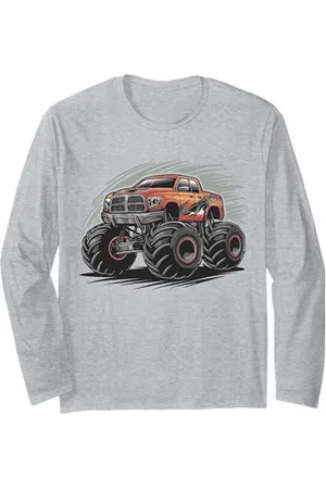 Men , Women Monster Truck for Kids , Boys & Girls Monster Truck für Kleinkinder Jugend & Erwachsene Langarmshirt