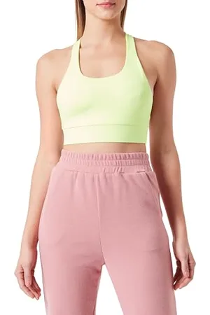 Koton Women Sports Bra with Cup Back Cross Straps U Neck Slim Fit