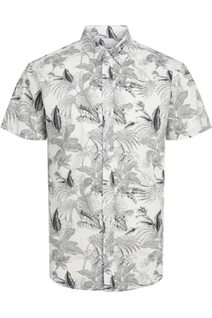 JACK & JONES Herren Jjchill AOP Shirt Ss Hemd 12248577 , ,M
