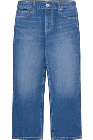 Pepe Jeans Mädchen-Jeans mit weitem Bein Hw Jr, Blau (Denim), 12 Jahre