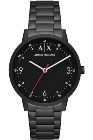 Armani Exchange Watch For Men, Quartz Movement and 42mm Case Size with Stainless steel, Leather or Silicone strap