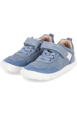 Bisgaard Barefoot Knder Klettschuhe Baloo Blau Leder, Größe:34, Farbauswahl:blau