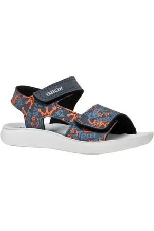 Geox J LIGHTFLOPPY Sandal, Navy/Lt Avio, 30 EU