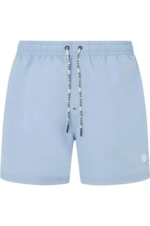 Pepe Jeans Herren Rubber Sh Badeshorts, Blau (Sky Blue), S