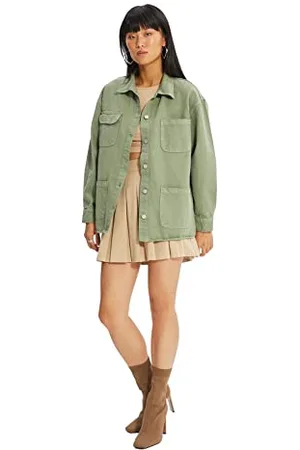Trendyol Pocket Detail Denim Shirt Jacke,