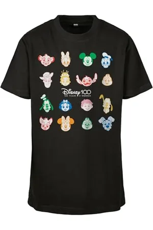 Mister Tee Unisex Kids MTK238-Kids Disney 100 Faces Tee T-Shirt, Black, 158/164
