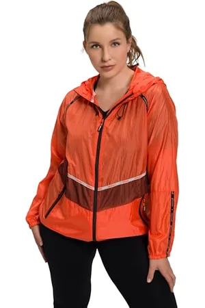 Ulla Popken Damen leichte Funktionsjacke, Tapes, wasserabweisend Jacken, , 46-48