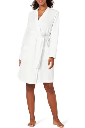 Amazon Damen Leichter Waffel-Bademantel, Mittellang (Erhältlich In Übergröße), , 3XL Große Größen